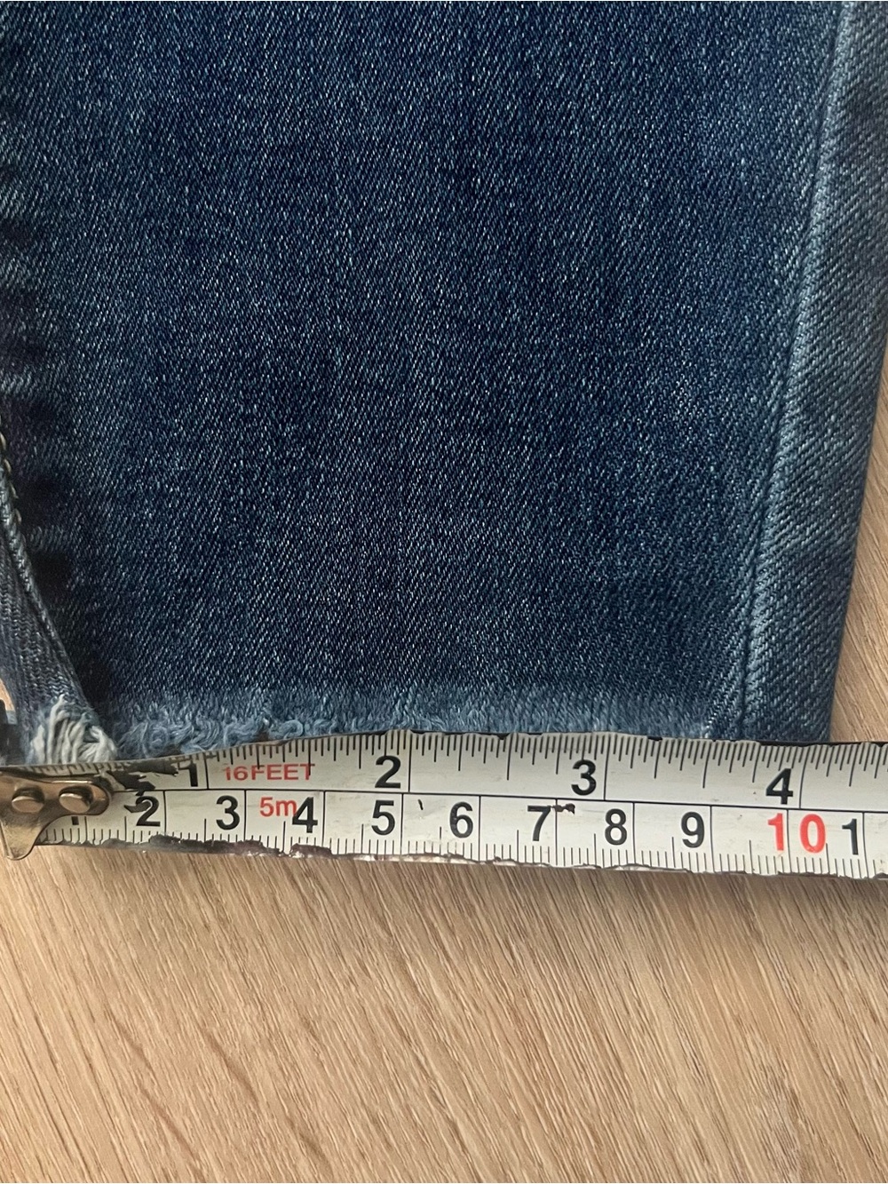 KanCan Distressed Button Fly Jeans Womens Size 5/26 Blue Skinny Denim - Picture 9 of 10